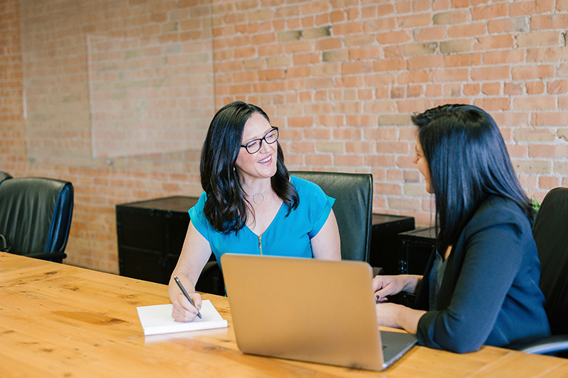 People meeting to discuss financial planning